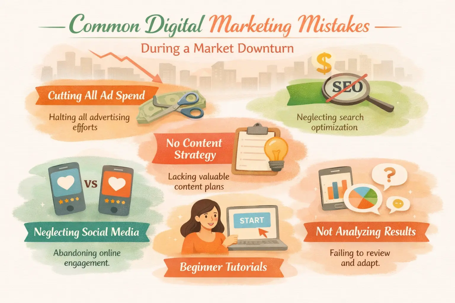 mistakes during downturn 