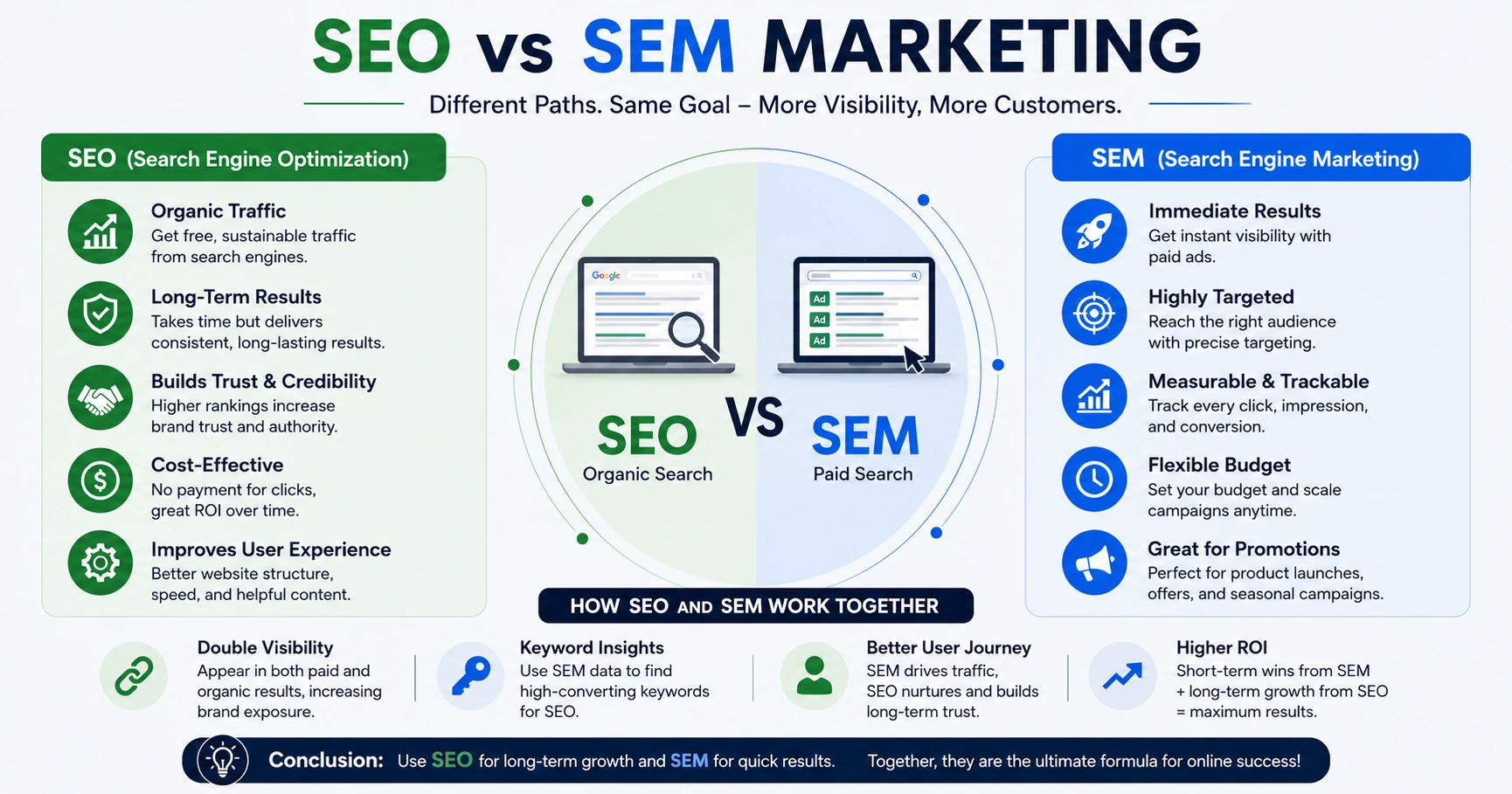 SEO and SEM marketing strategy for beginners