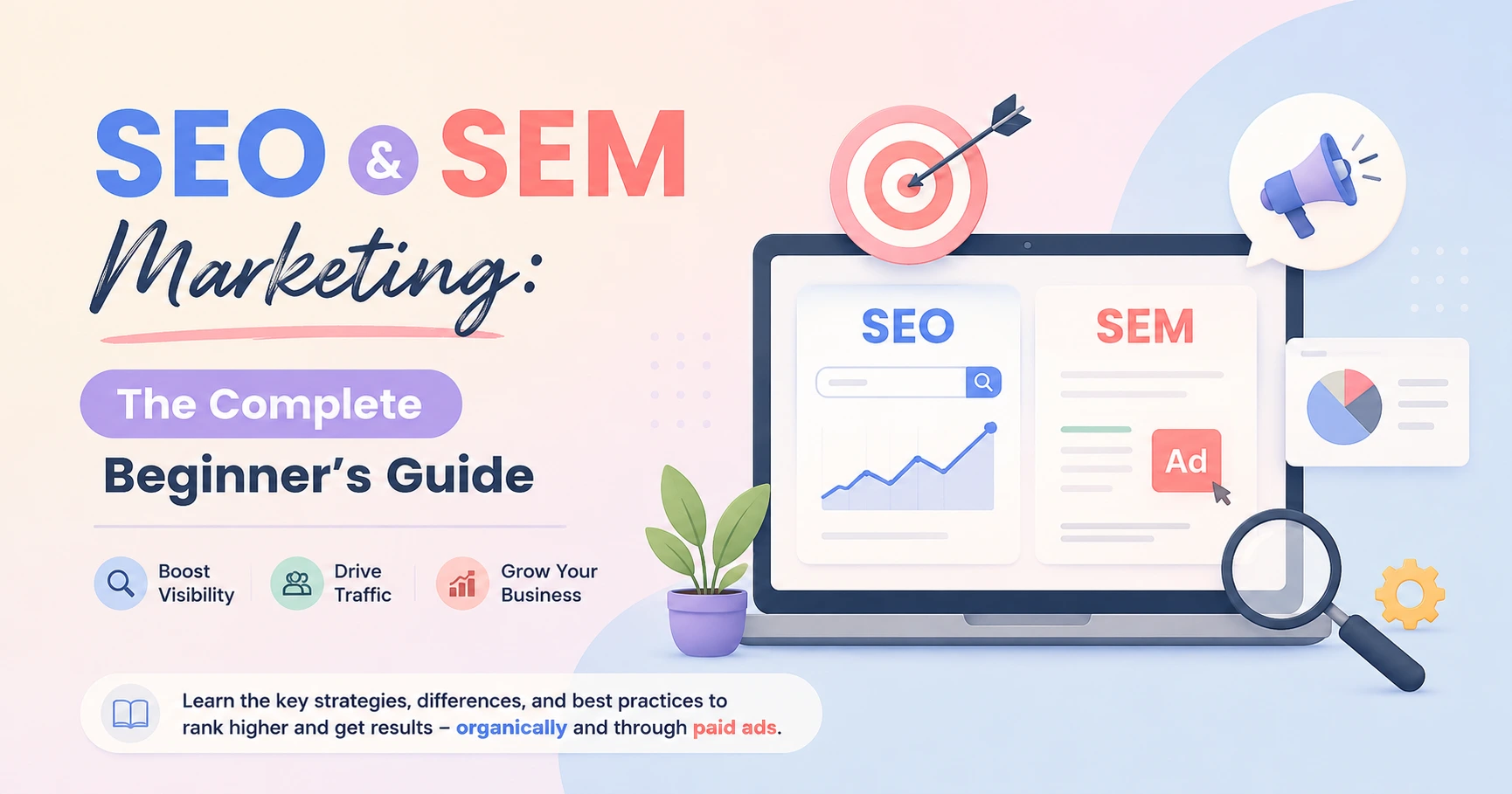 How SEO and SEM marketing work together